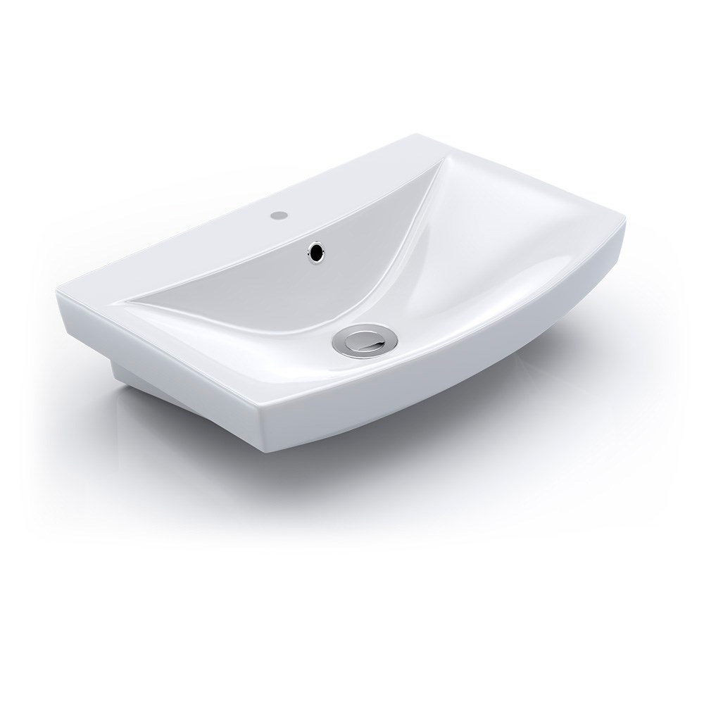 Handfat Carina 60x42cm, Vit