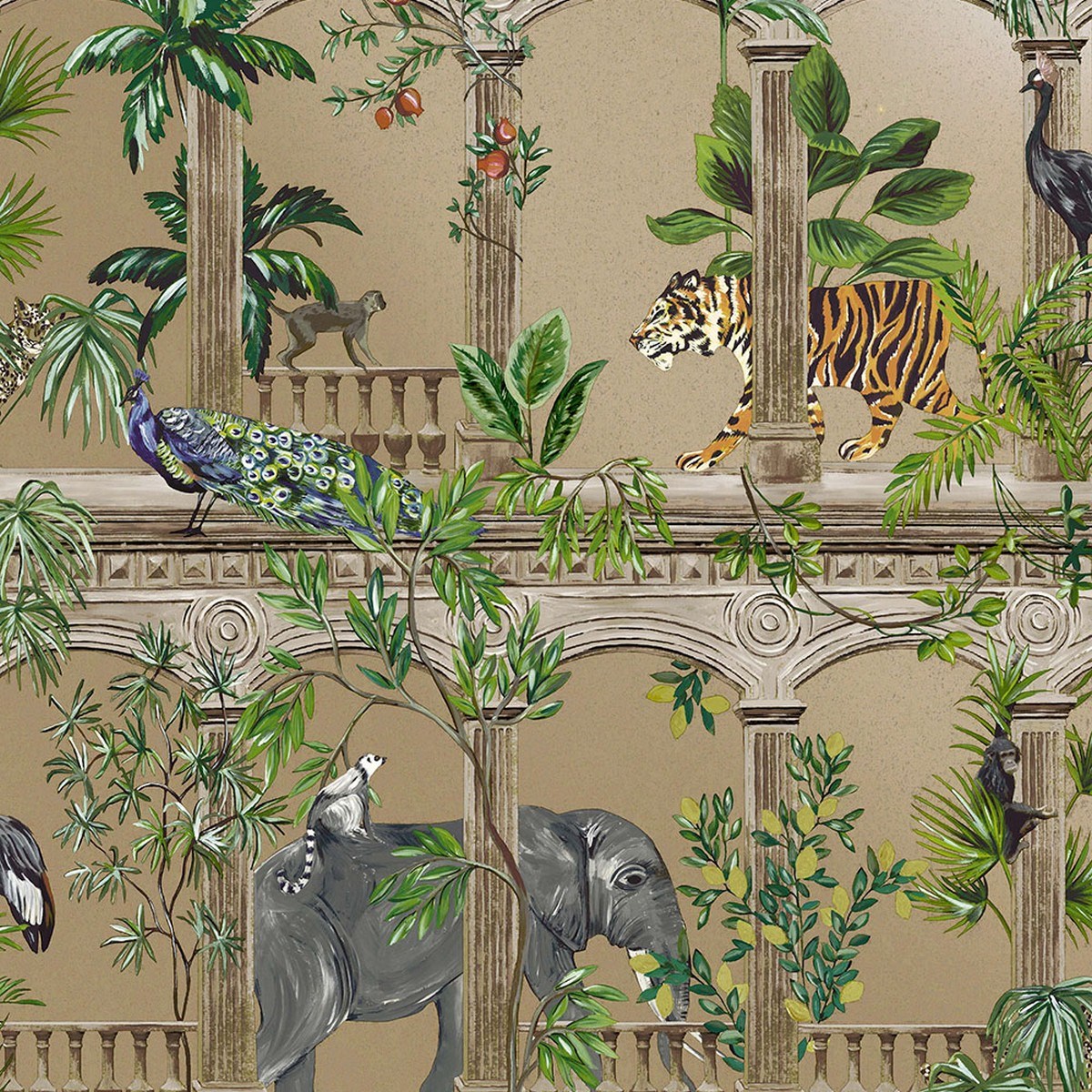 Tapet Glasshouse II Petra 91350