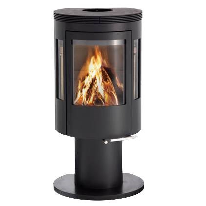 Braskamin Well Done Grå, 8000 W