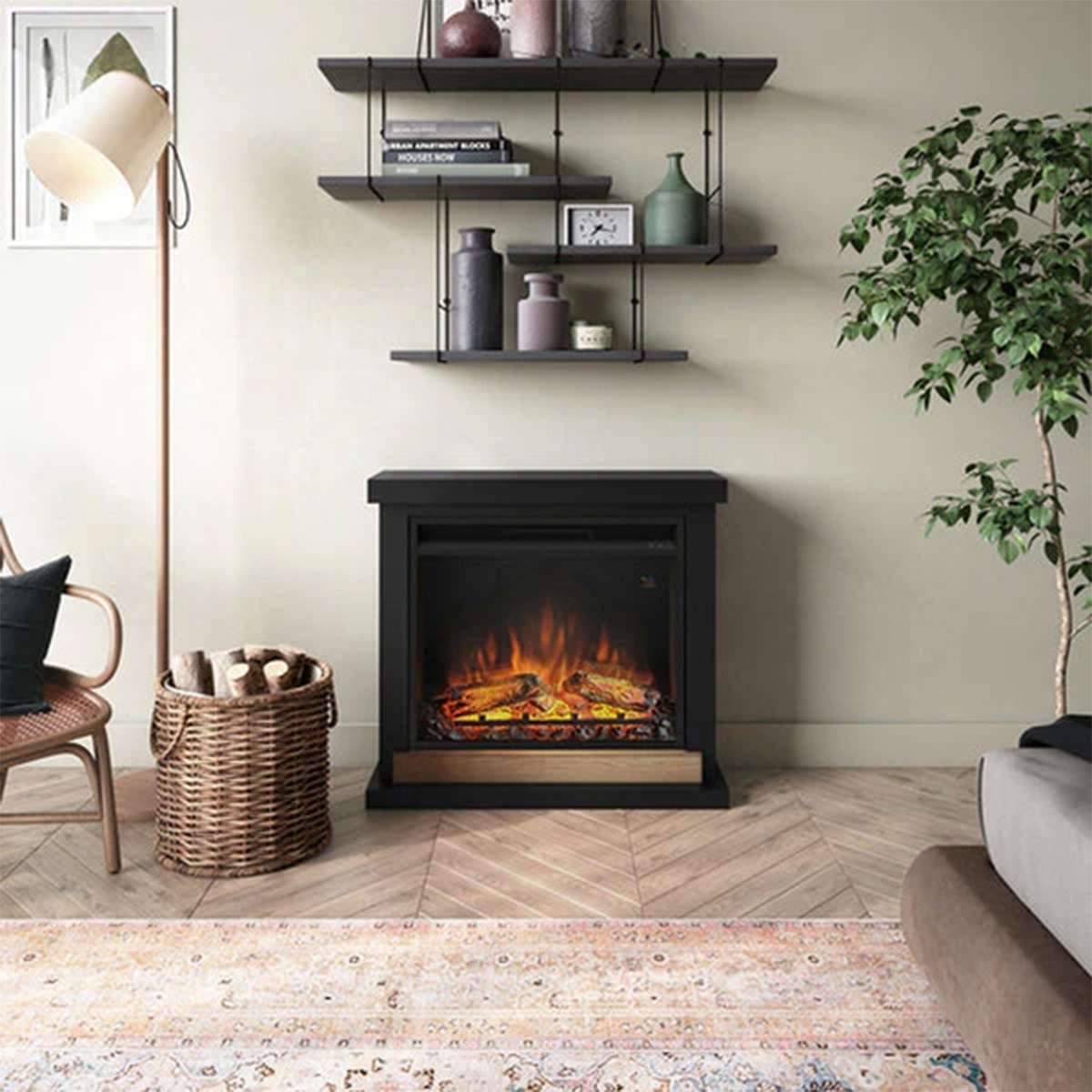 Elektrisk Kamin Hagen Electric med PowerFlame