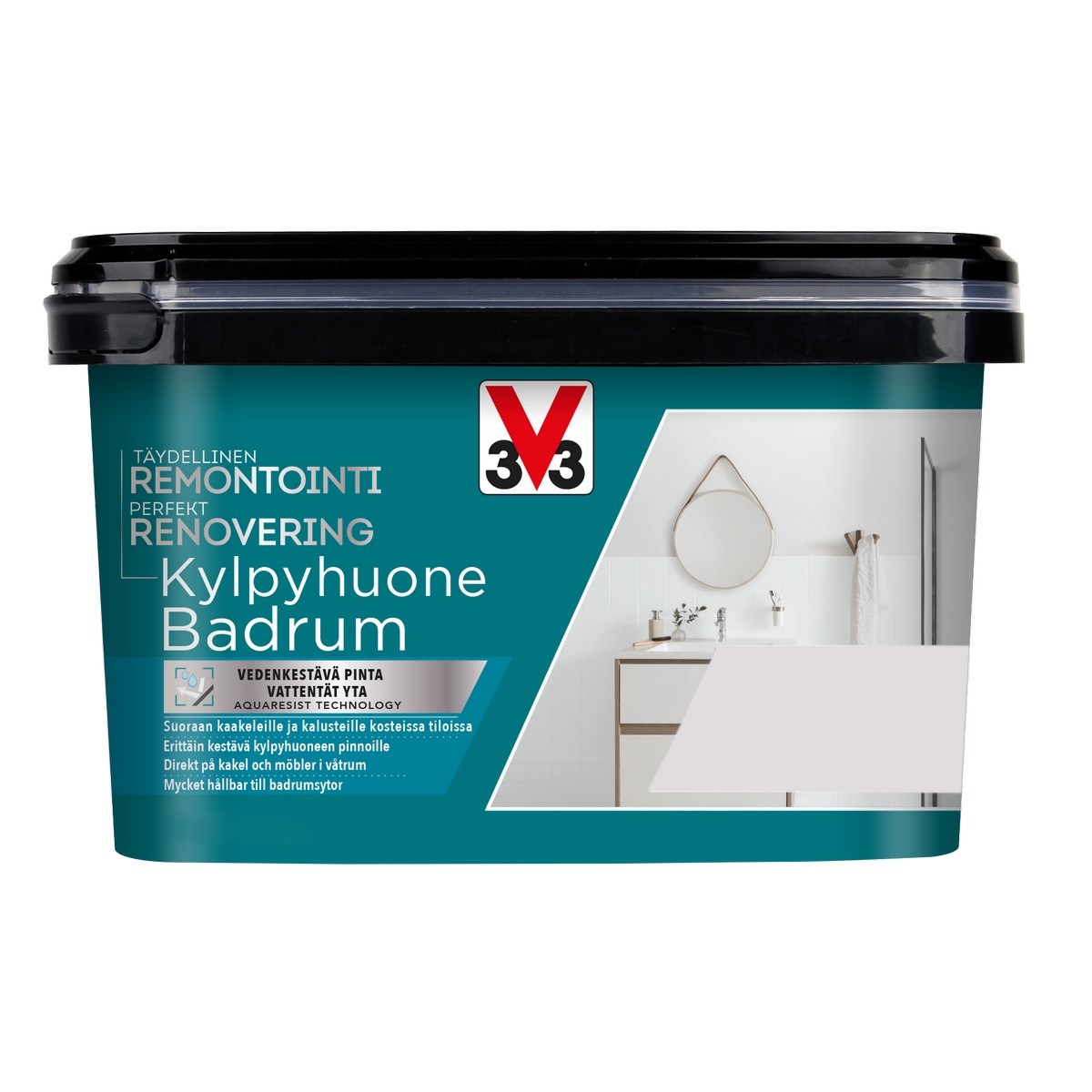 Kakelfärg V33 Feather, Semi-gloss, 750ml