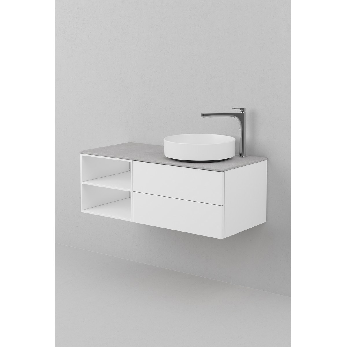 Kommod Air Solid C 100x45cm, Premium White