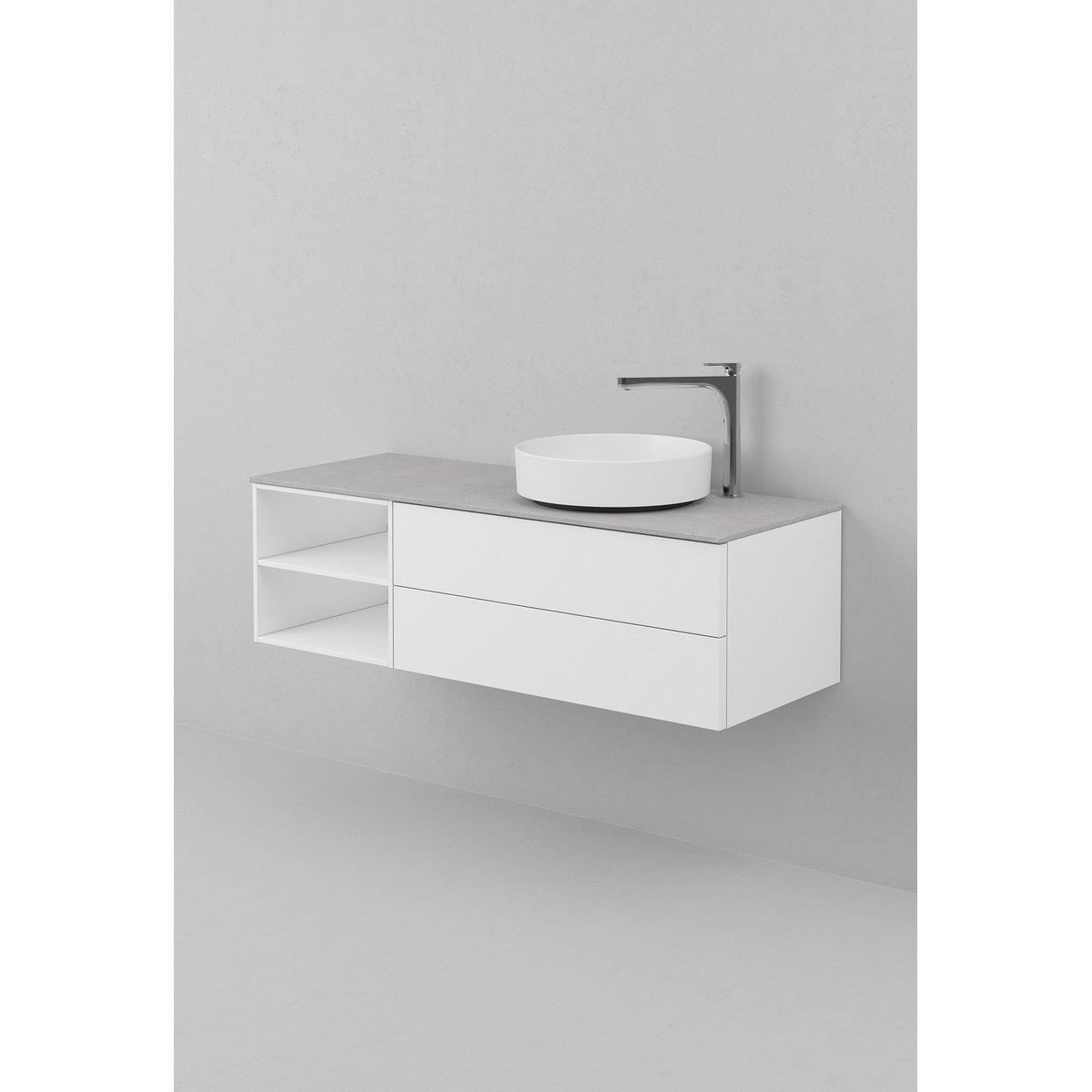 Kommod Air Solid C 120x45cm, Premium White