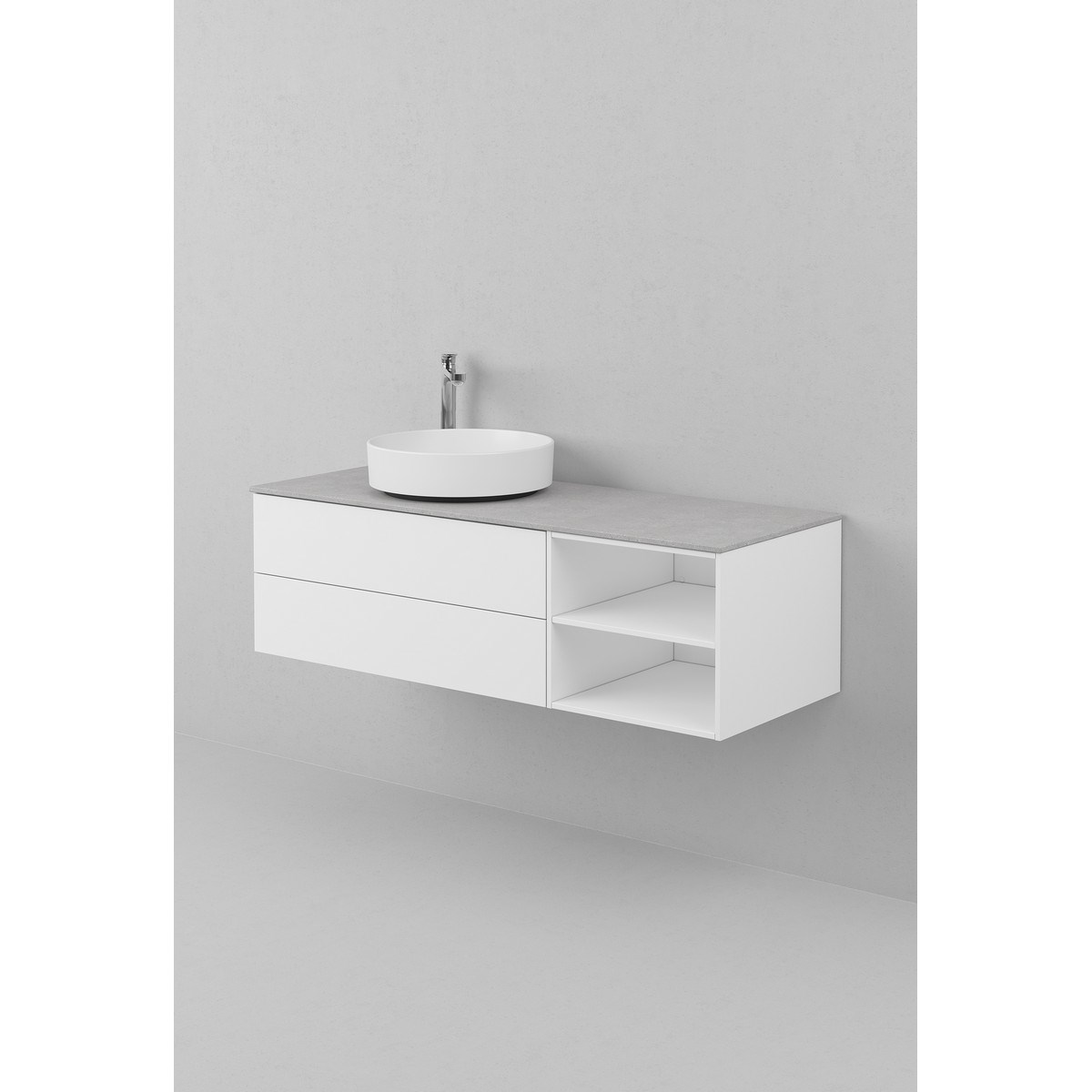 Kommod Air Solid D 120x45cm, Premium White