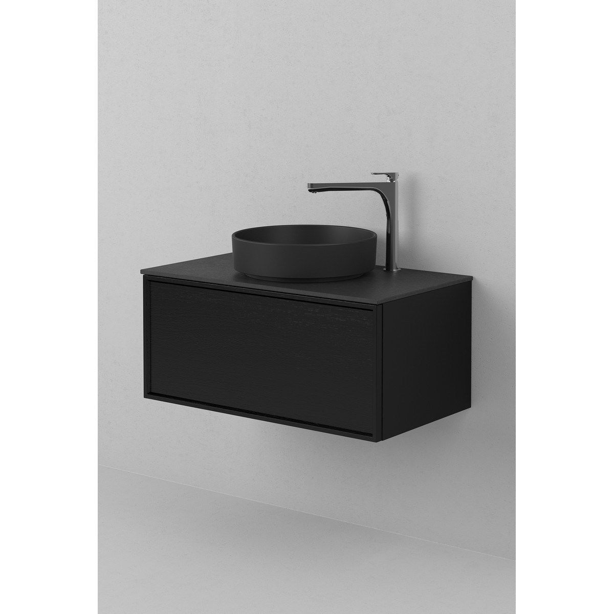 Kommod Air Wood 80x45cm, Black Oak