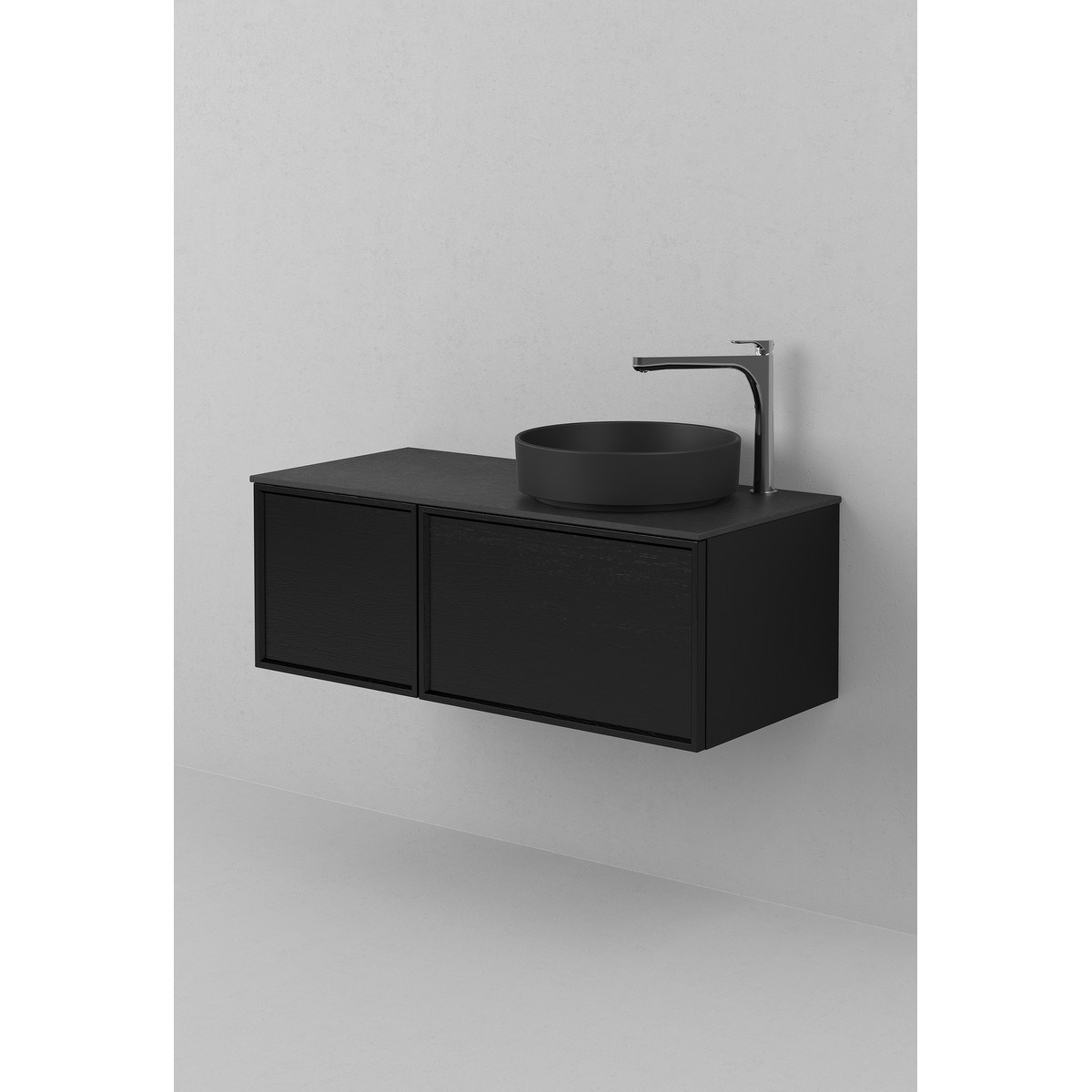 Kommod Air Wood A 100x45cm, Black Oak