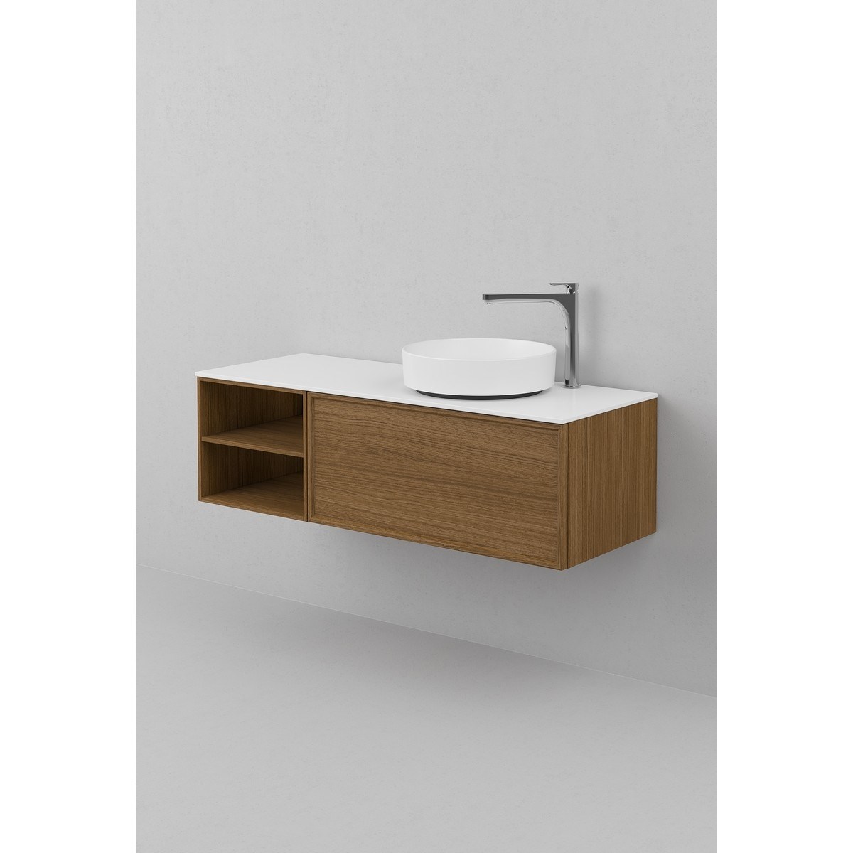 Kommod Air Wood C 120x45cm, Dark Oak