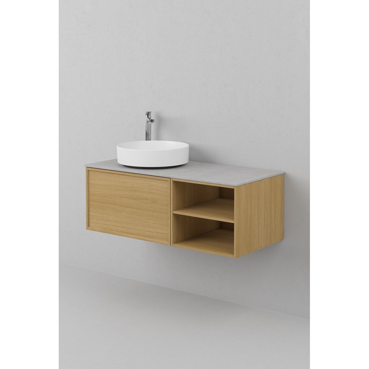 Kommod Air Wood D 100x45cm, Natural Oak