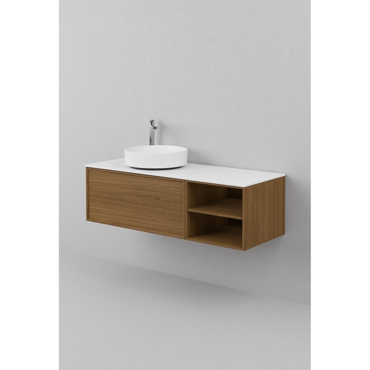 Kommod Air Wood D 120x45cm, Dark Oak