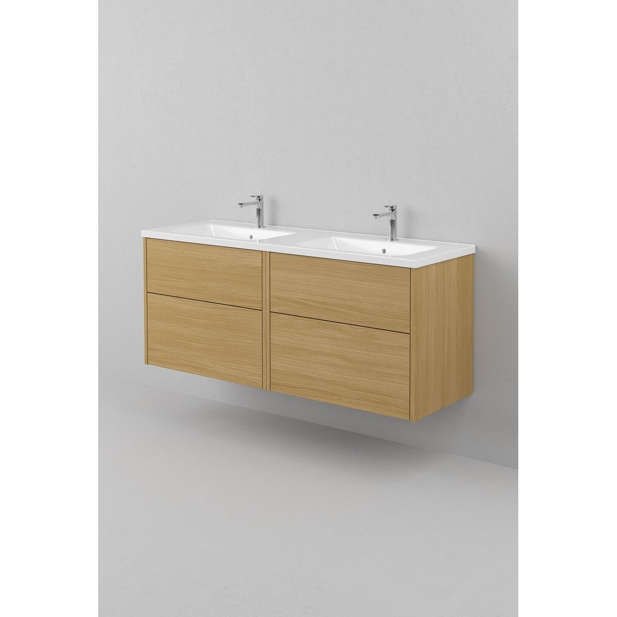 Kommod Grand Solid 140x45cm, Natural Oak, Slät