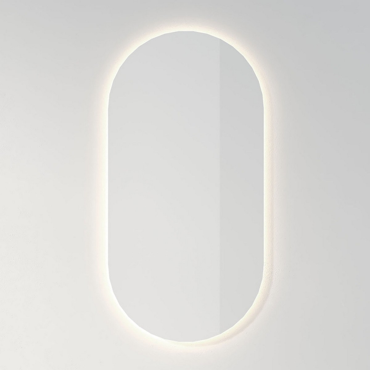 Planspegel Slot Med Belysning 50x100cm