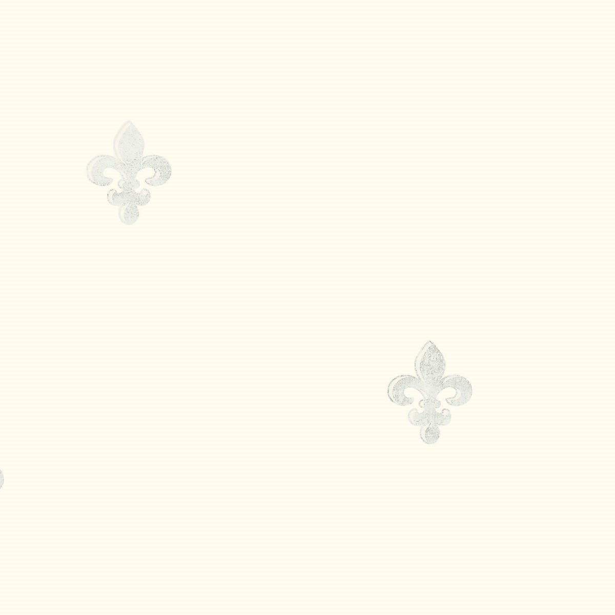 Våtrumsvägg Aquarelle French Lilly Silver Grey 200cm, Silver