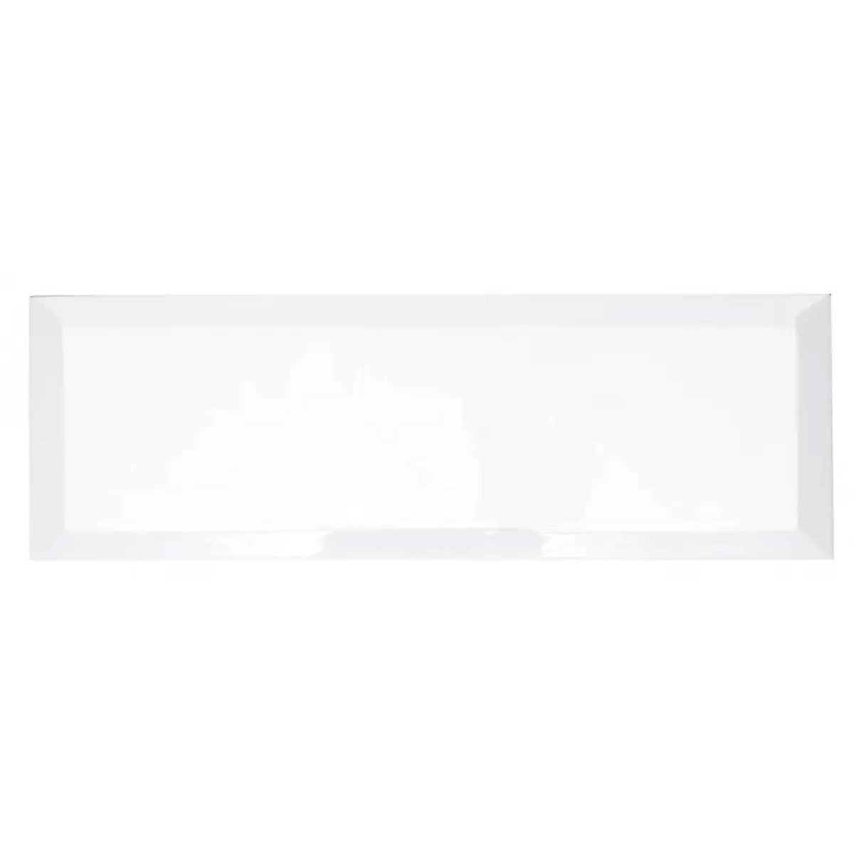 Kakel Blanco Biselado Brillo Vit, 10x30cm
