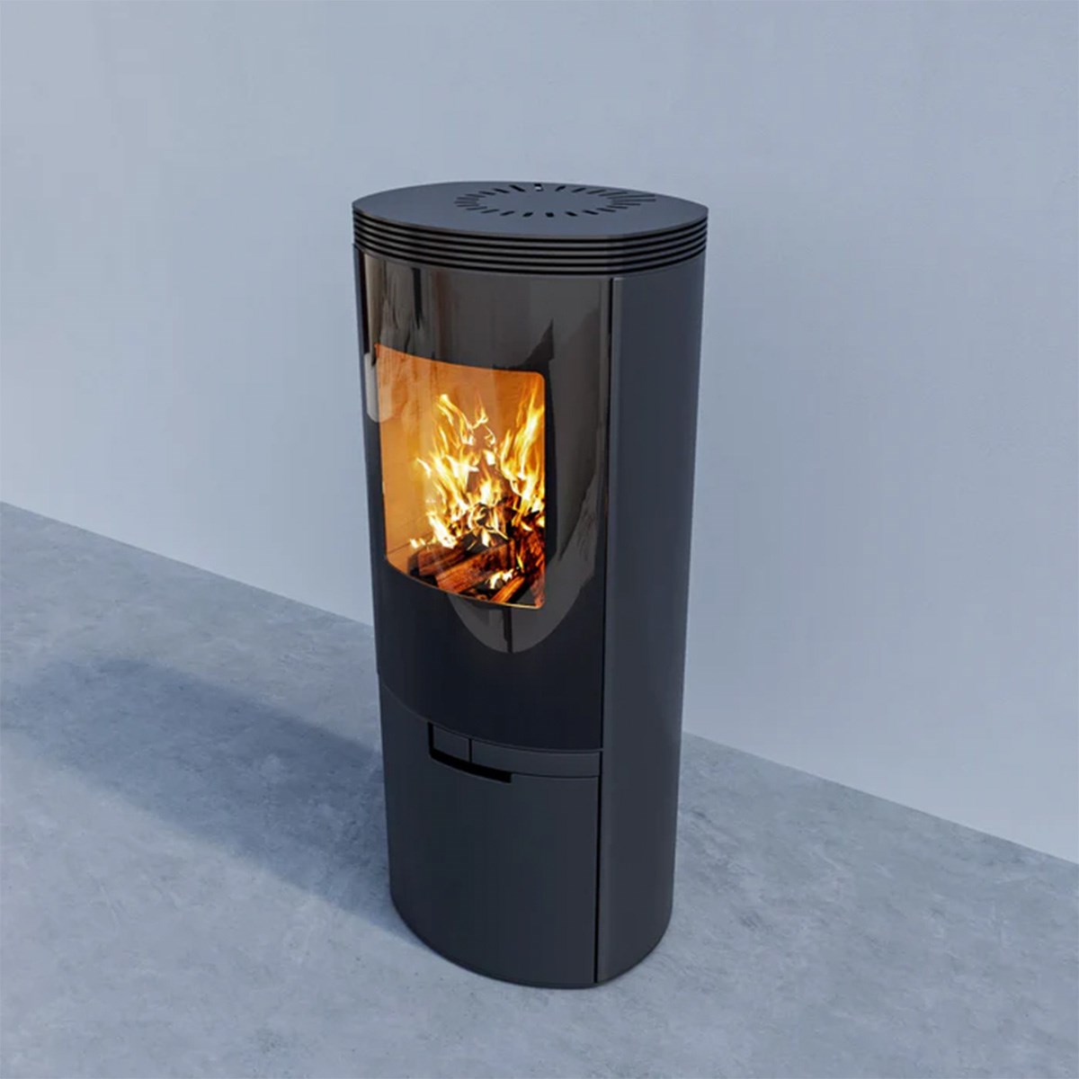 Braskamin Elipse 5E Utan Sidoglas