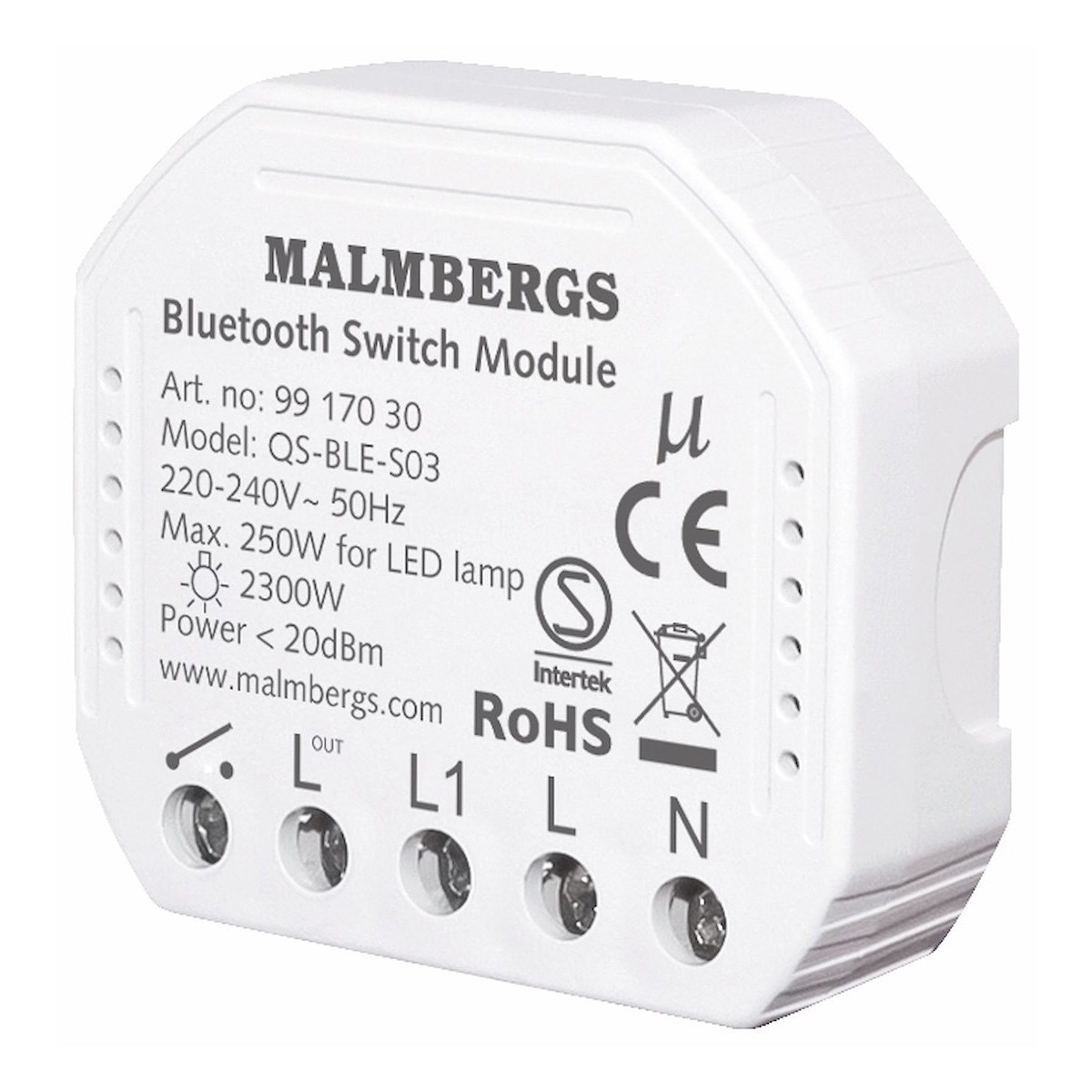 Bluetooth Smart Modul On/off LED 2300W/250W