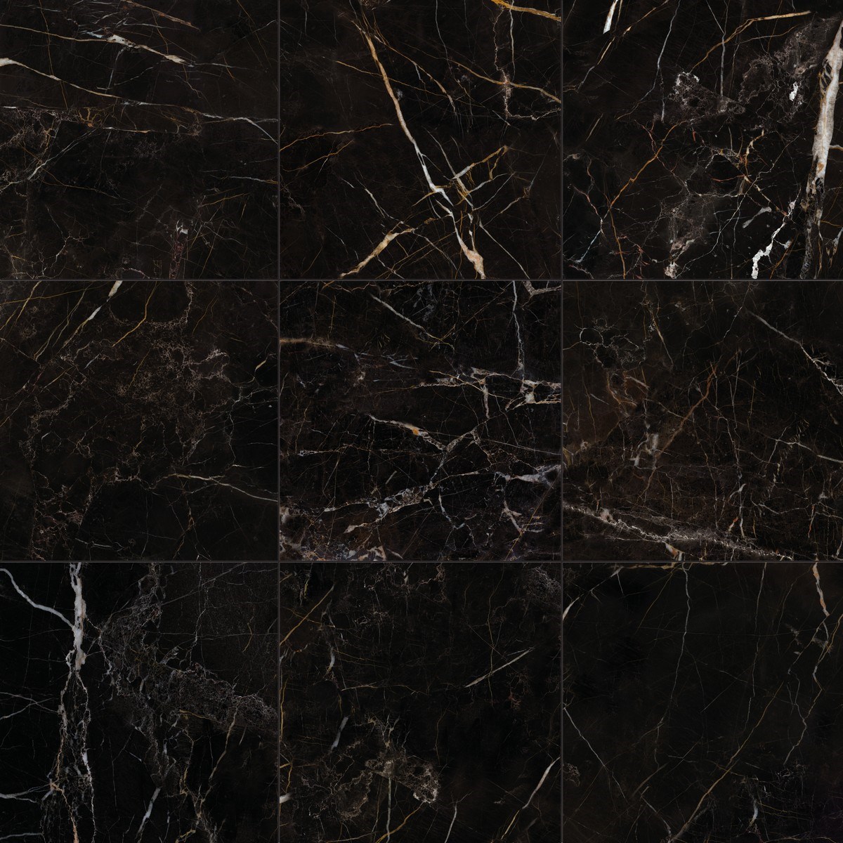 Klinker Granitkeramik Elements Lux Port Laurent Svart, 60x60cm, Blank