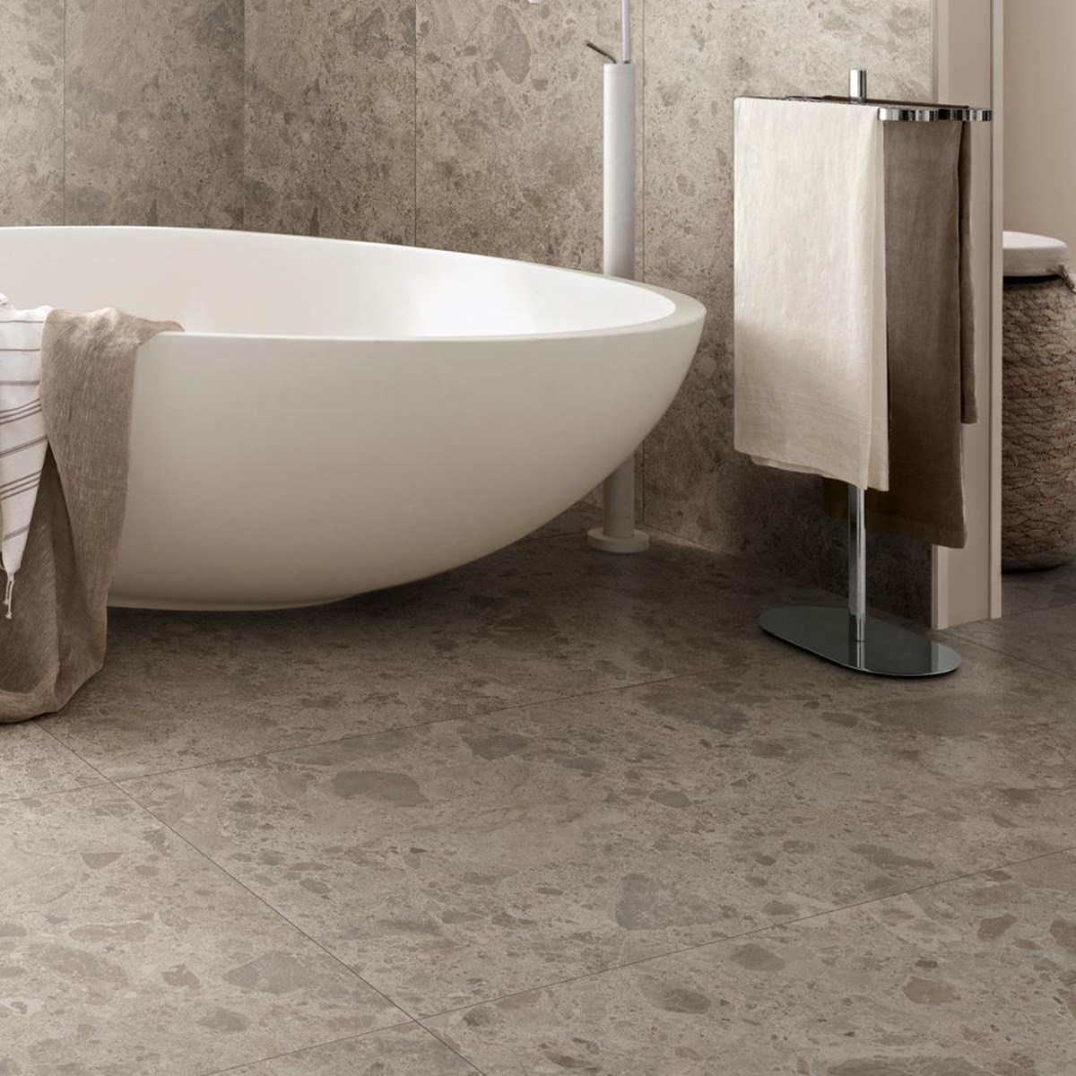 Klinker Granitkeramik Eterna Mix Multicolor Beige, 60x60cm, Matt