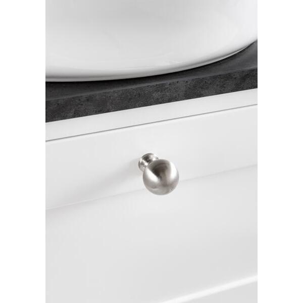 Knopp Eden Borstad, Krom, 30mm