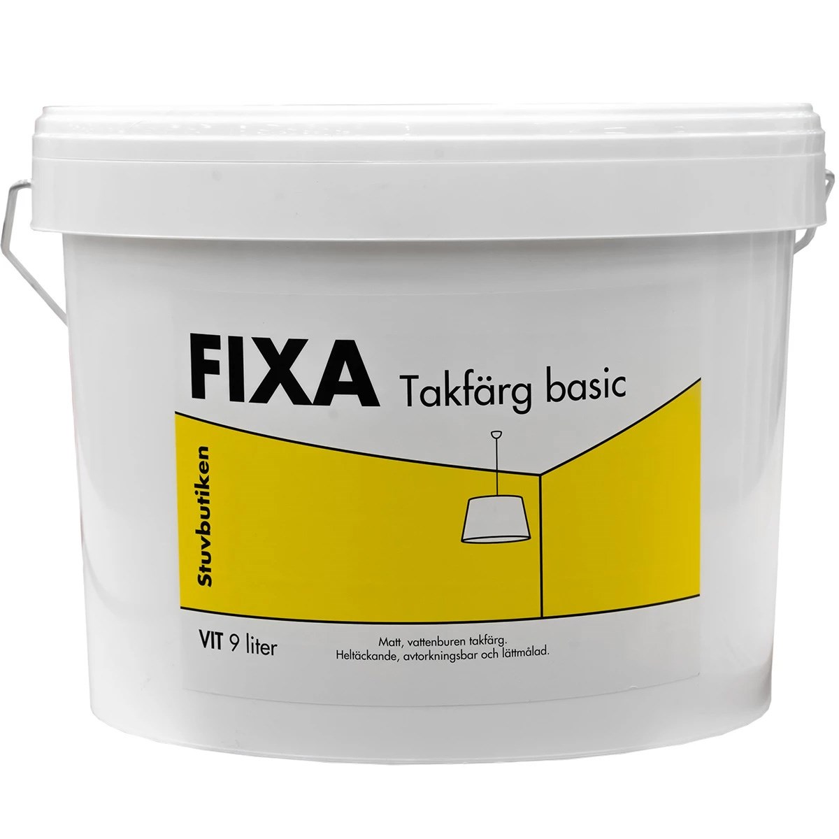 Takfärg Basic Vit, 9L