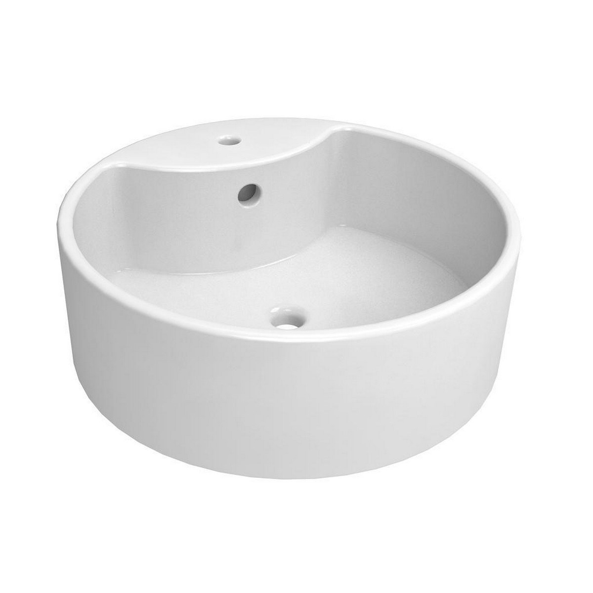 Handfat Rondo 40x40cm, Vit