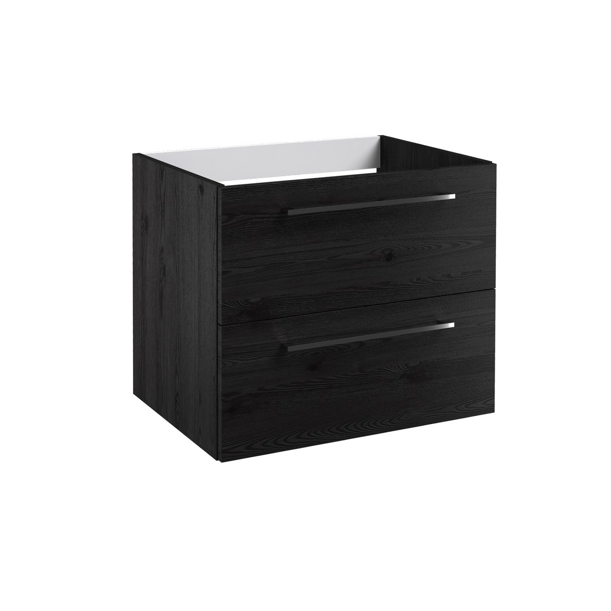 Kommod Gama 60x45cm, Matt, Svart Ek, Slät