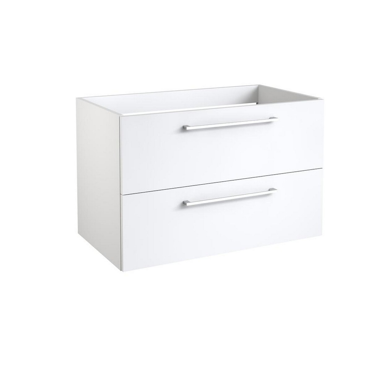 Kommod Gama 80x45cm, Matt, Vit, Slät