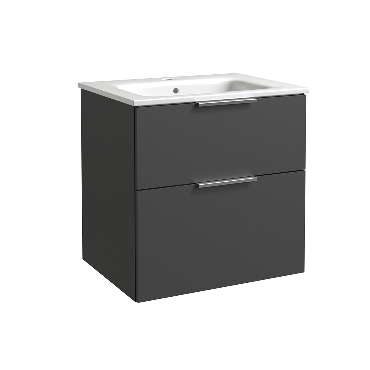 Badrumsmöbel Grand Aluminiumhandtag 60cm, Grafit, Slät