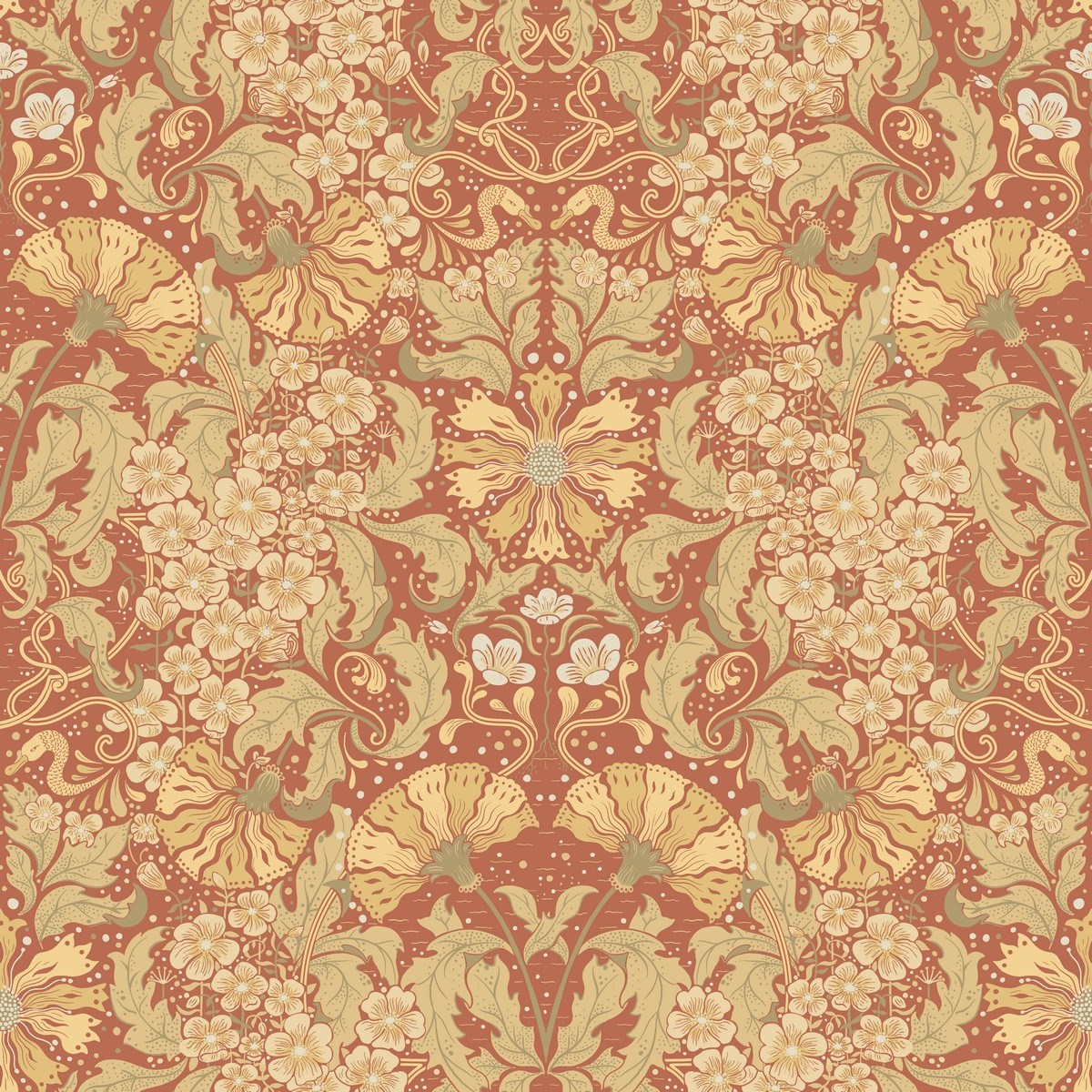 Tapet Hjärterum Öjvind 83114