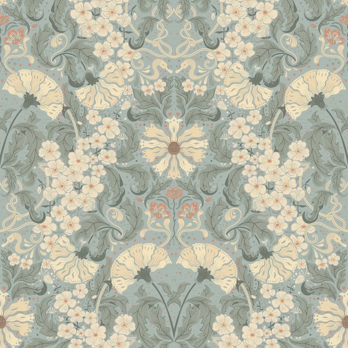 Tapet Hjärterum Öjvind 83115