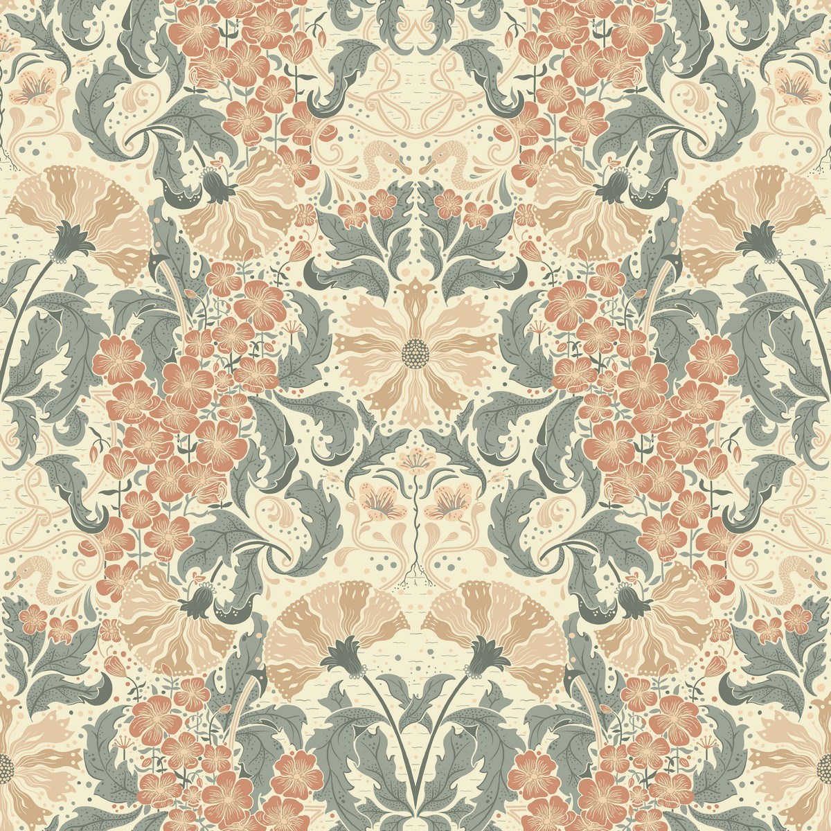 Tapet Hjärterum Öjvind 83116