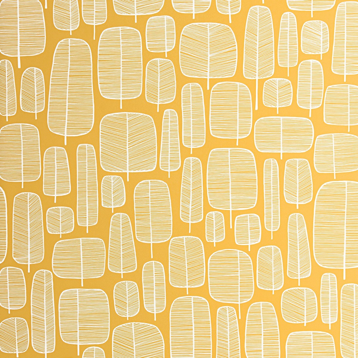 Tapet Kinfolk Little Trees Yellow Misp1228