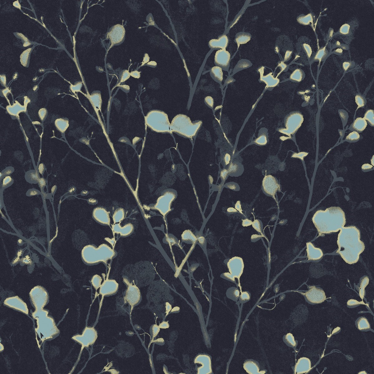 Tapet Lotus Alder Teal Lot403