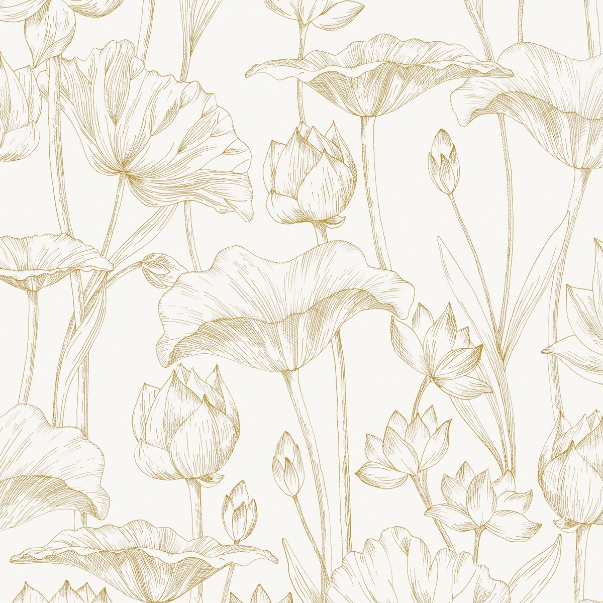 Tapet Lotus Gold Lot303