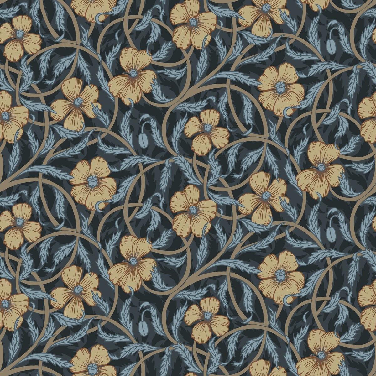 Tapet Lyckebo Poppy 28029