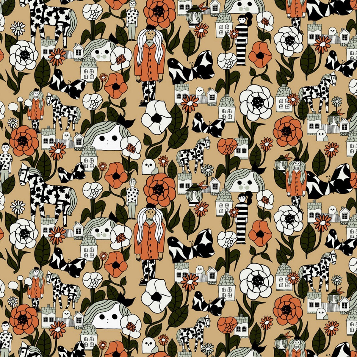 Tapet Marimekko 6 Marikyla 25165