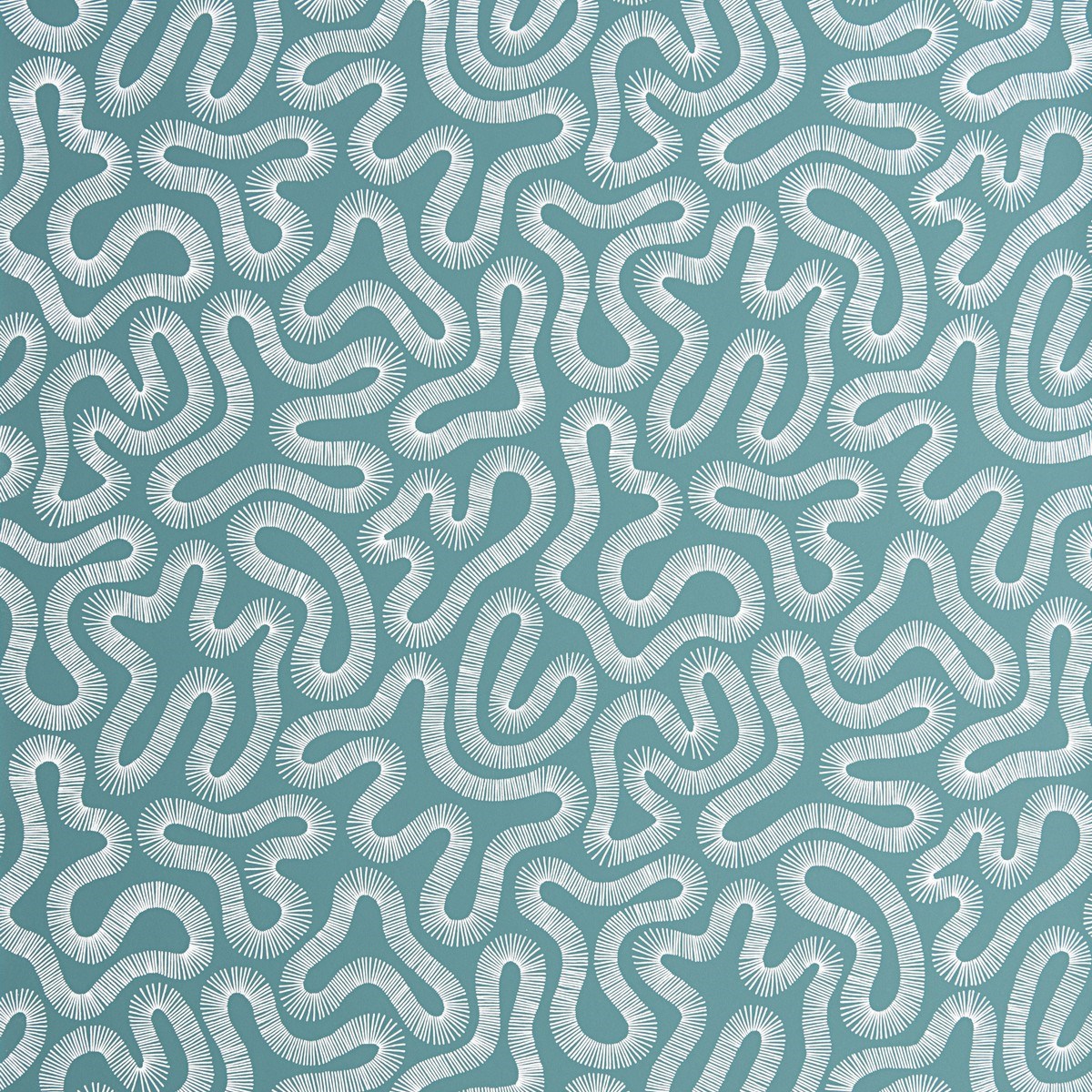 Tapet Pioneer Coral Teal Misp1339