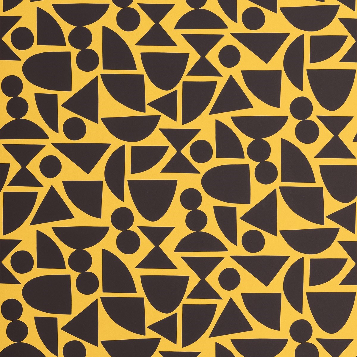 Tapet Seven Sisters Shapes Amarillo Misp1310