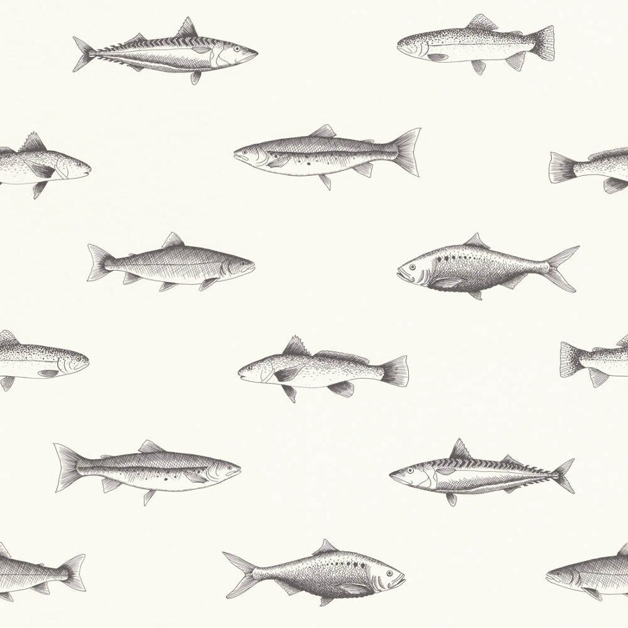 Tapet Regatta Crew - Surf Edition, Black & White With A Splash Of Gold 138967