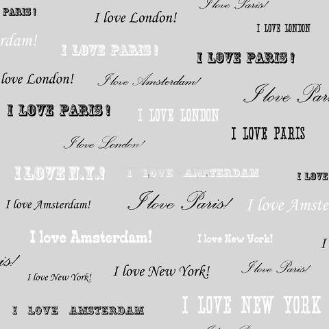 Tapet Love I Love Paris 136829