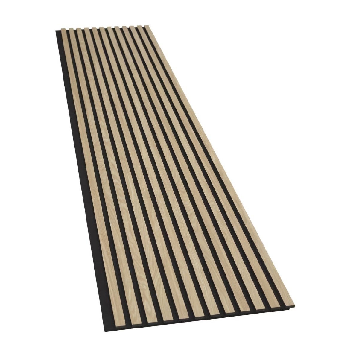 Akustikpanel 12 Ribbor 2780x615x20mm, Oljad Ek