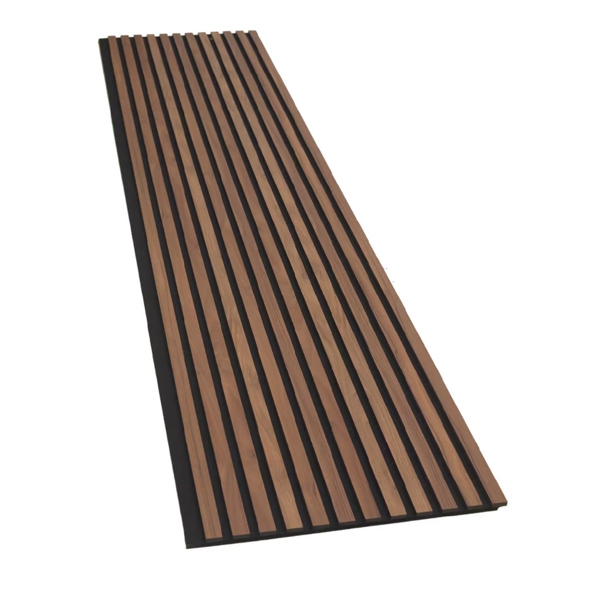 Akustikpanel 12 Ribbor 2780x615x20mm, Valnöt