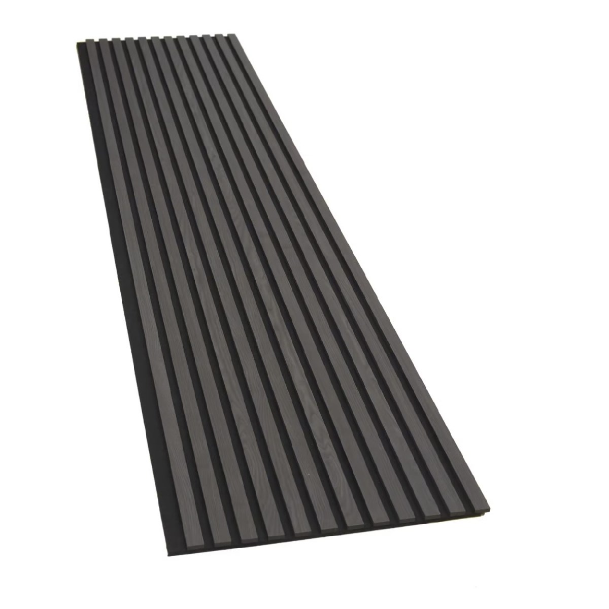 Akustikpanel 12 Ribbor 2780x615x20mm, Svart Ek