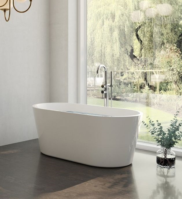 Badkar Mood 1500mm, Vit