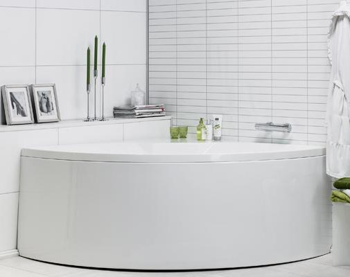 Badkar Round 1400mm, Vit