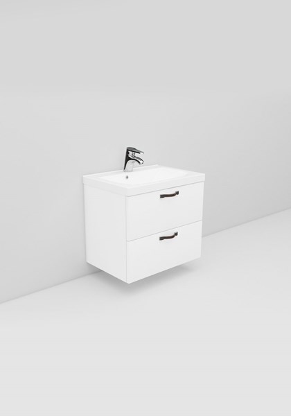 Badrumsmöbel Flexline Modell 10 60cm, Vit, Slät