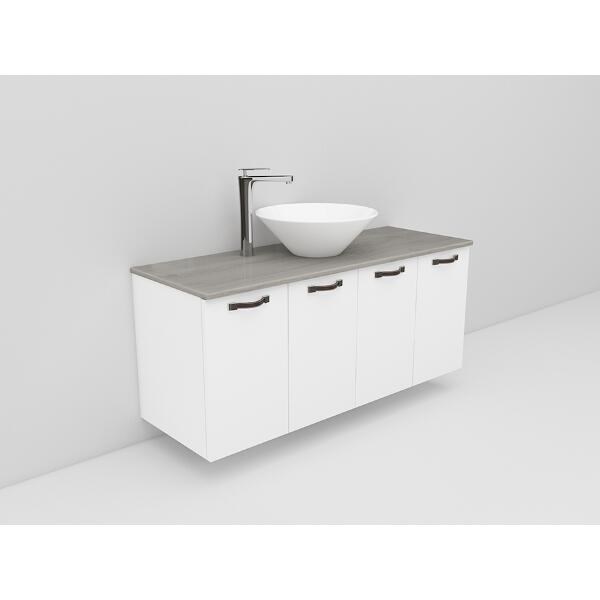 Badrumsmöbel Flexline Modell 123 120cm, Vit, Slät