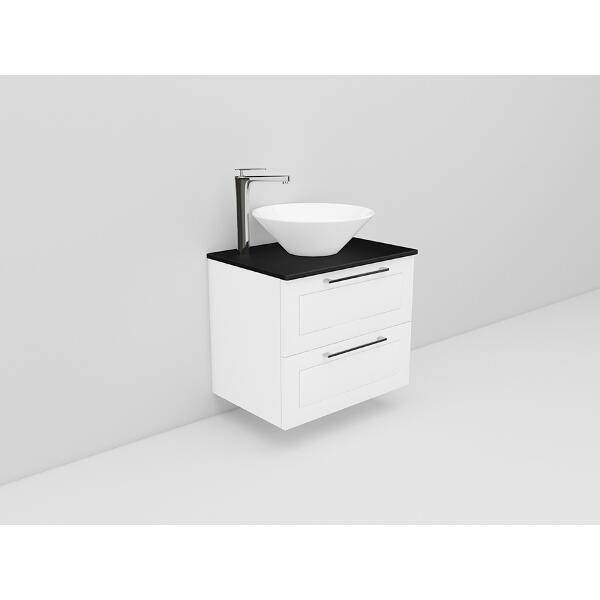 Badrumsmöbel Flexline Modell 14 60cm, Vit, Ram