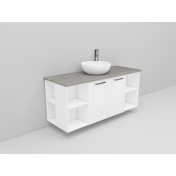 Badrumsmöbel Flexline Modell 149 120cm, Vit, Ram