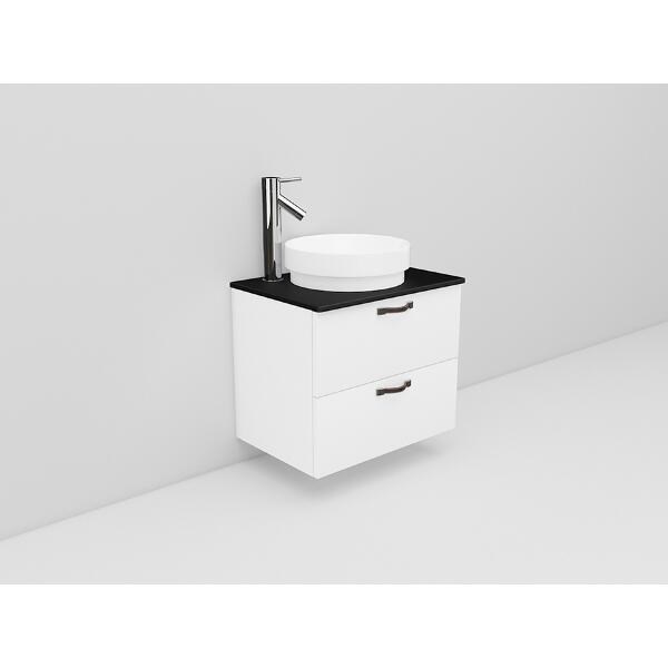 Badrumsmöbel Flexline Modell 15 60cm, Vit, Slät