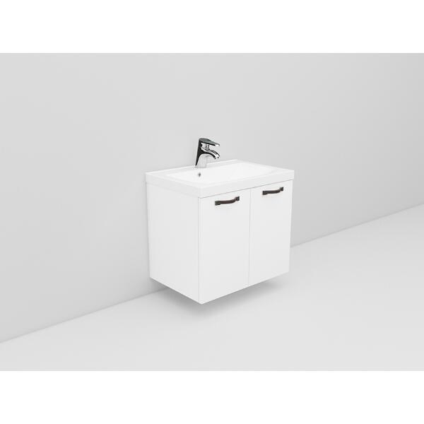 Badrumsmöbel Flexline Modell 2 60cm, Vit, Slät